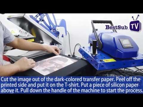 How To Imprint Textiles With Light Colored And Dark Colored Transfer Paper