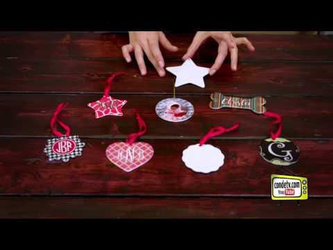 Conde's Sublimation Porcelain Holiday Ornaments -