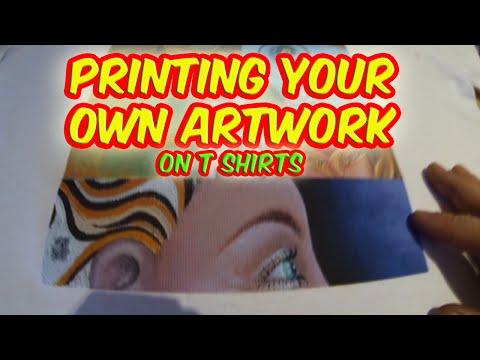 Printing Your Own Artwork On T Shirts