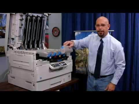 Oki White Toner Printers - C920wt - Replacing Toner Cartridge -