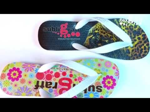 How To Print / Personalize / Sublimate On Rubber Slippers / Flip Flops