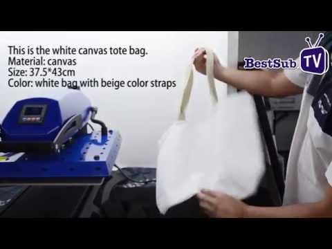 How To Sublimate Canvas Tote Bags