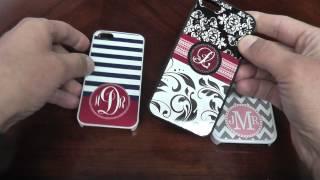 Create It Your Way Personalized Monogram iPhone Cases Comparisons