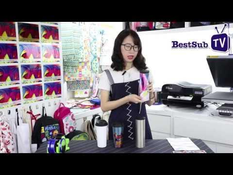 Full Image Printing On Sublimation Water Bottles By 3D Vacuum Box From BestSub